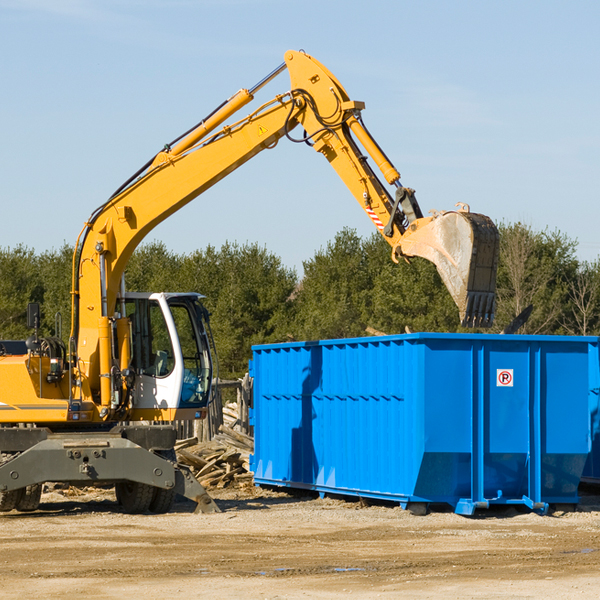 can i choose the location where the residential dumpster will be placed in Kelley Iowa